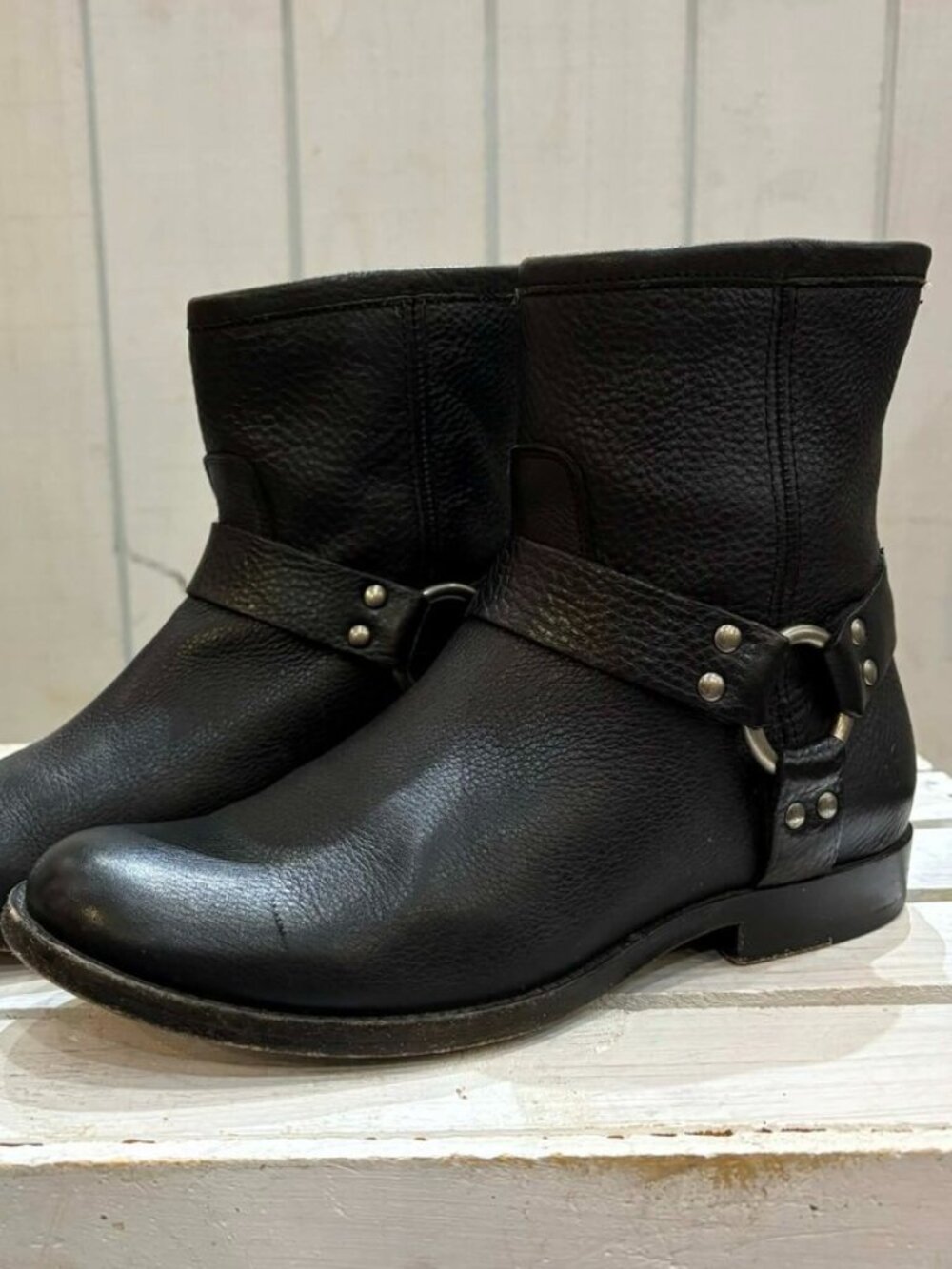 Frye Phillip Harness Short Boots